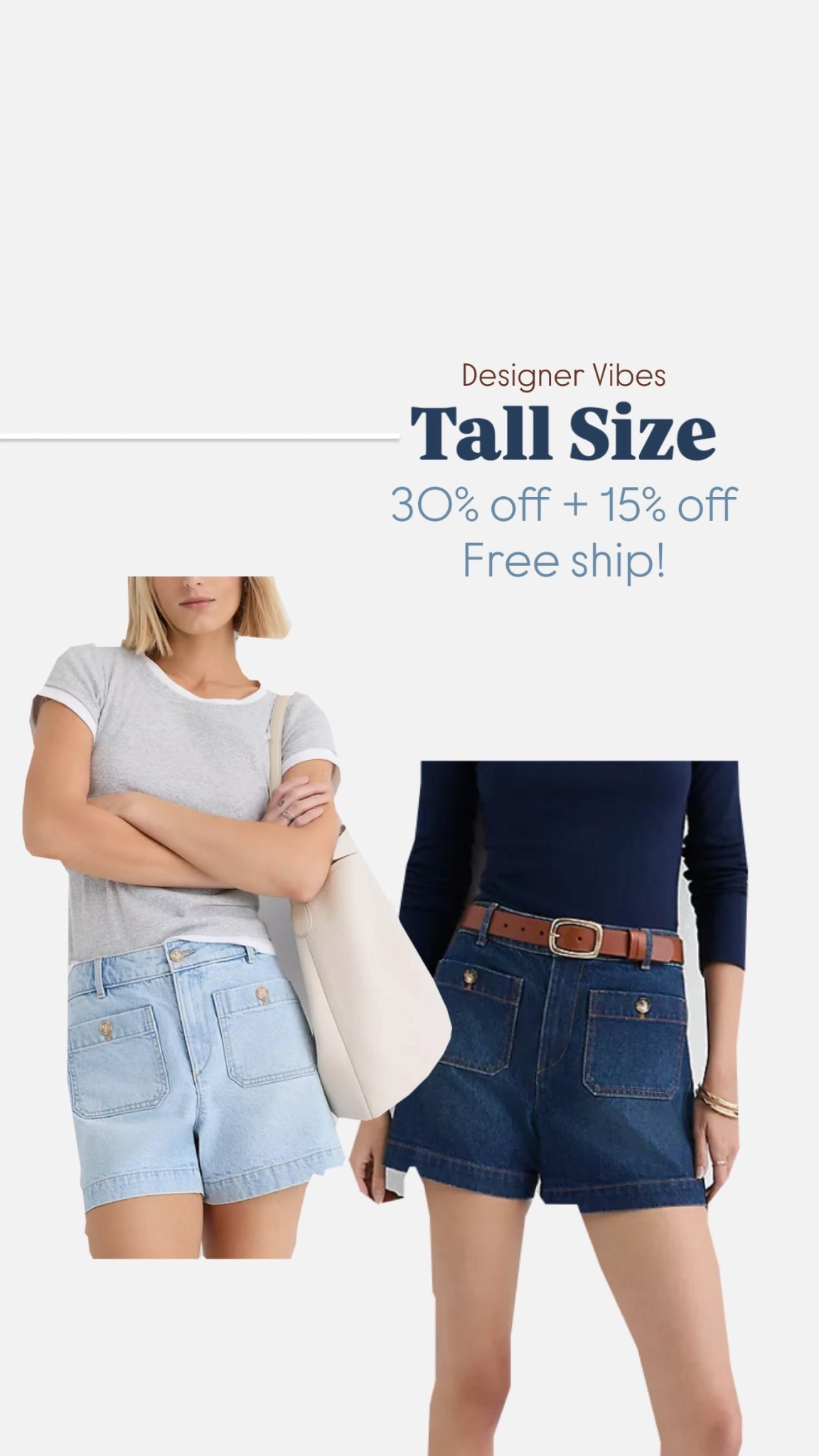 Tall size design designer looking short shorts

#LTKTall #LTKMidsize #LTKSaleAlert