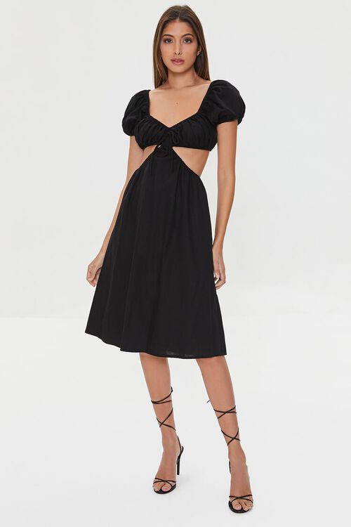 Sweetheart Cutout Midi Dress | Forever 21 | Forever 21 (US)