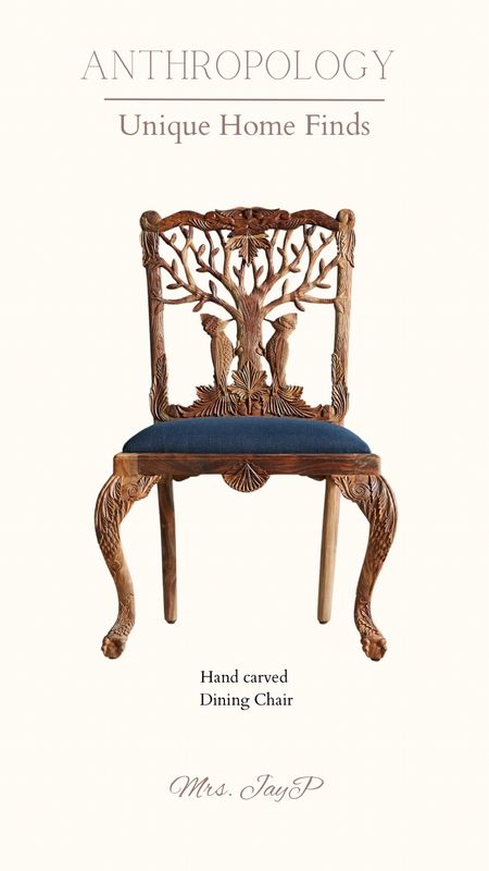 Hand carved dining chair. Woodpeckers. All wood chair. Unique chairs. 

#LTKhome