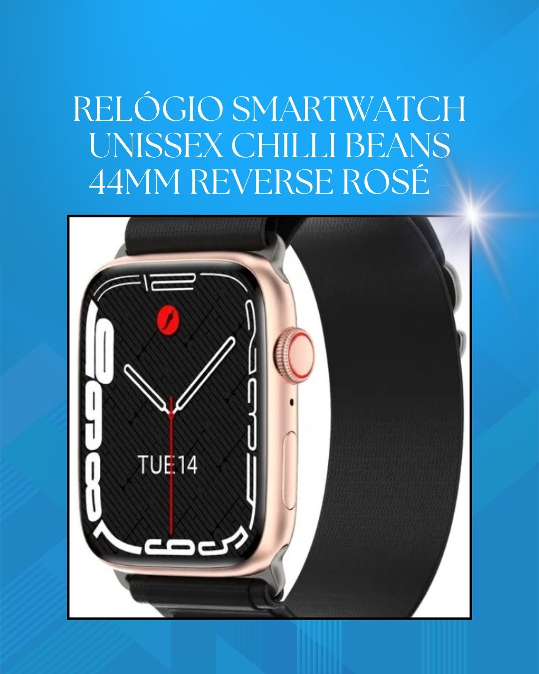 Eleve seu estilo com o Smartwatch unissex Chilli Beans 44mm Reverse Rosé. 🌟 Combinando tecnologia de ponta e design sofisticado, este smartwatch é o acessório perfeito para acompanhar seu dia a dia com estilo e funcionalidade. 💼⌚ Não perca tempo, adquira já o seu e experimente o futuro do estilo! #Smartwatch #ChilliBeans #EstiloTecnológico #ModaUnissex #RelógioInteligente #ReverseRosé #ChilliBeans44mm #FashionTech #EstiloSofisticado #TendênciaFashion

#LTKbrasil #LTKmens #LTKbump