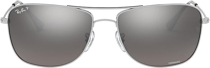 Ray-Ban Rb3543 Chromance Mirrored Aviator Sunglasses | Amazon (US)