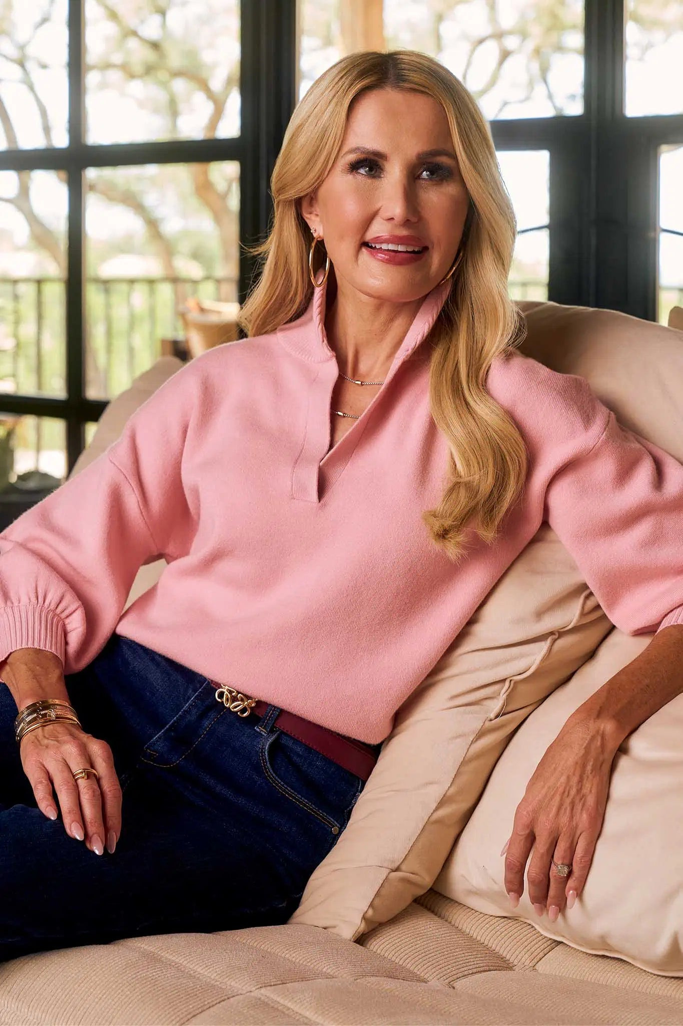 Gwyneth Sweater- Pink | Avara