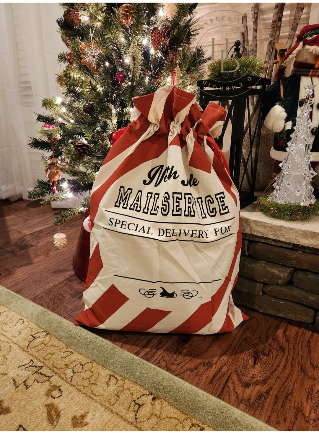Jumbo Size Personalized Santa Sack, Christmas Gift Bag, Embroidery, Personalized, Keepsake, Chris... | Etsy (US)