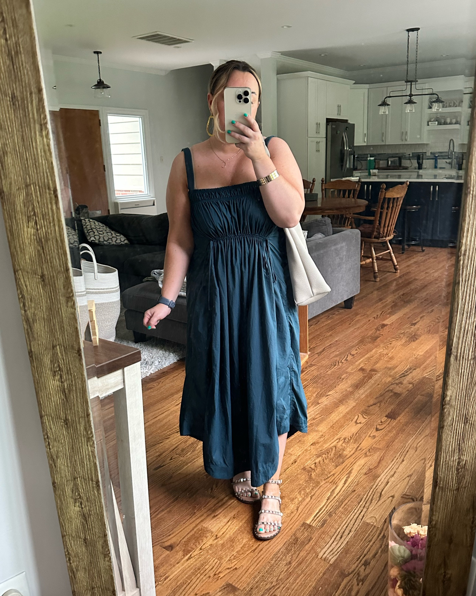 But anthro is just getting me lately. I have no idea how to explain what the material of this dress is but it is by far the most comfy, lightweight dress I have ever worn!


#LTKMidsize #LTKSeasonal #LTKFindsUnder100