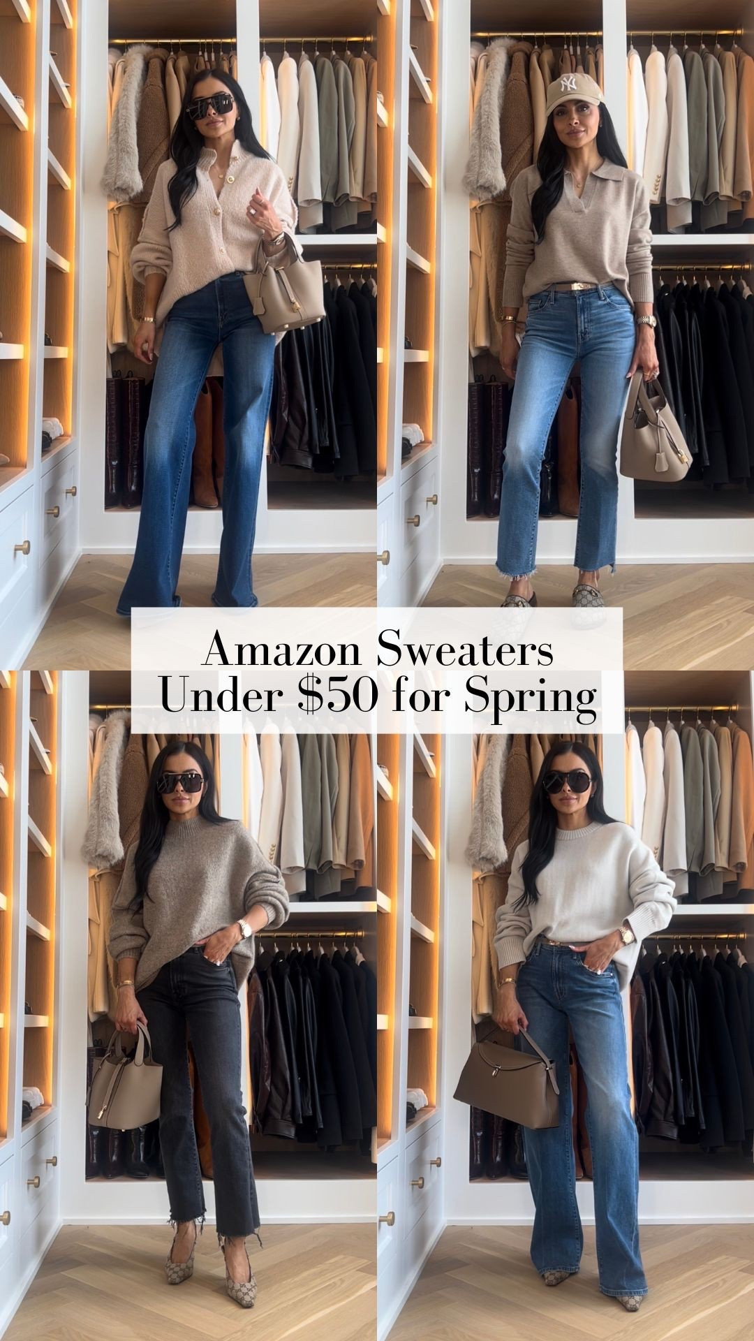 Amazon spring work outfits, easy weekend outfits 
Wearing chic spring sweaters from Amazon that are under $40 each. Paired with my Amazon designer inspired handbag that I can’t stop reaching for. So effortless with my mother hustler jeans and frame white jeans.

Miamiamine, spring work outfits, casual weekend outfit, workwear 



#LTKOver40 #LTKootd #LTKSaleAlert