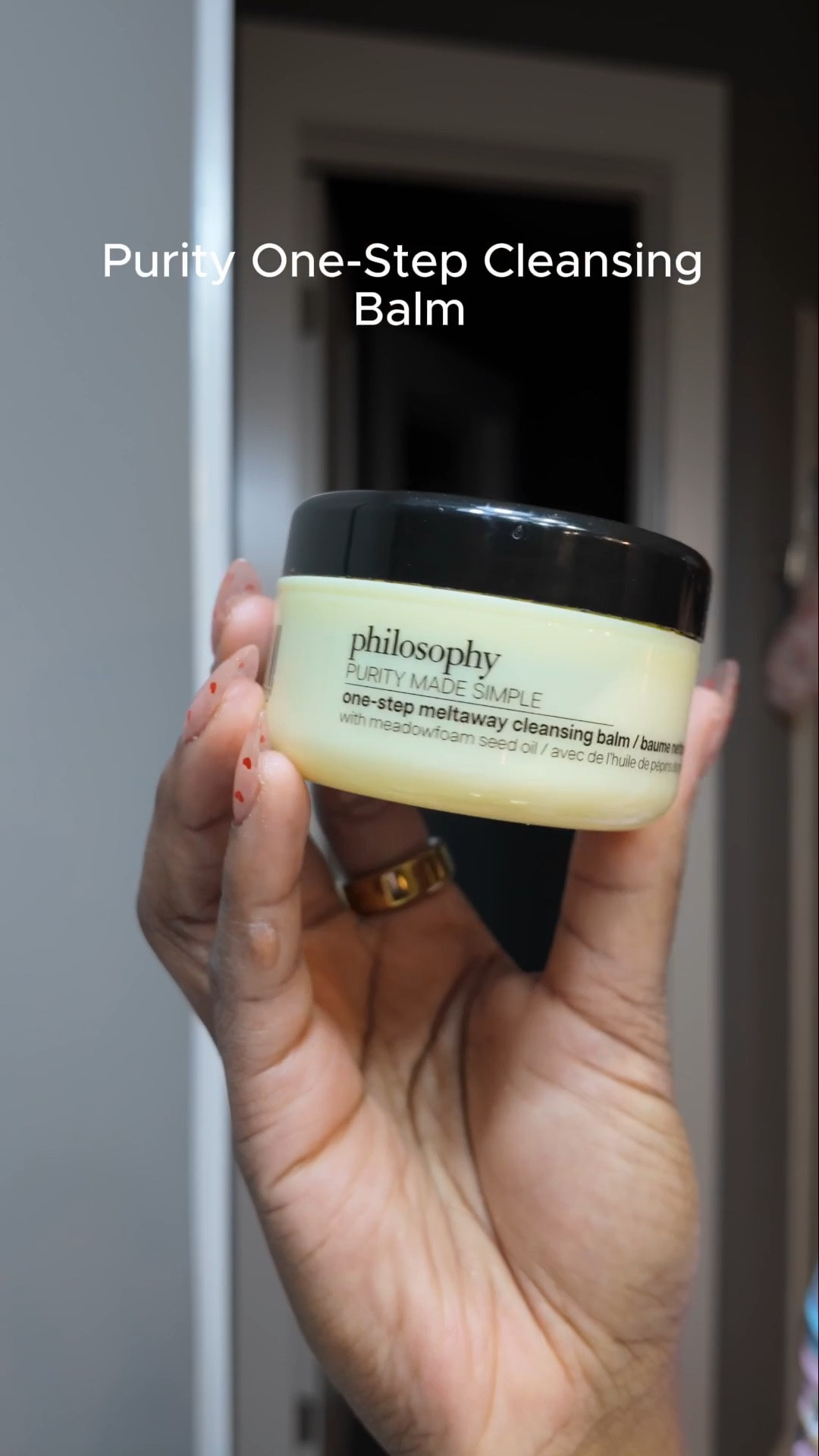 Literally melt the days makeup away with the NEW Philosophy Purity Made Simple One-Step Meltaway Cleansing Balm!  It melts long-wear makeup + waterproof eye makeup so easily. Plus, it’s gentle enough for the eye area, which is huge for me.

It transforms into this light, milky lather and rinses off with no residue or greasy after-feel. My skin feels clean, hydrated, and nourished after one use!

#LTKselfcare #LTKgrwm #LTKBeauty