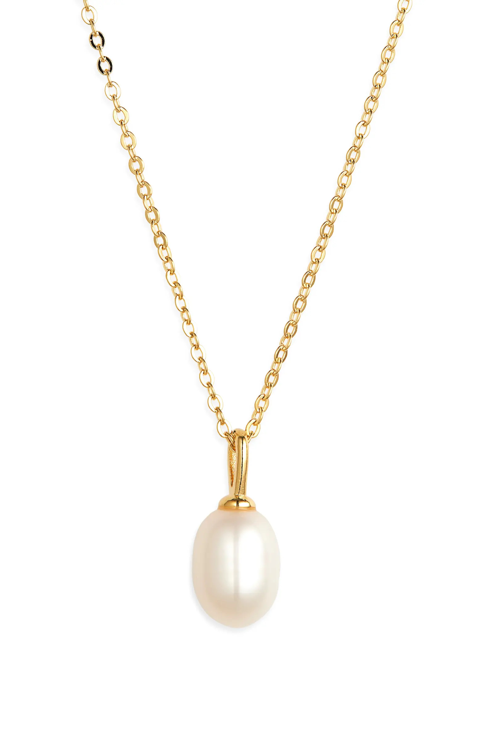 Nordstrom Demi Fine Dainty Freshwater Pearl Pendant Necklace | Nordstrom | Nordstrom