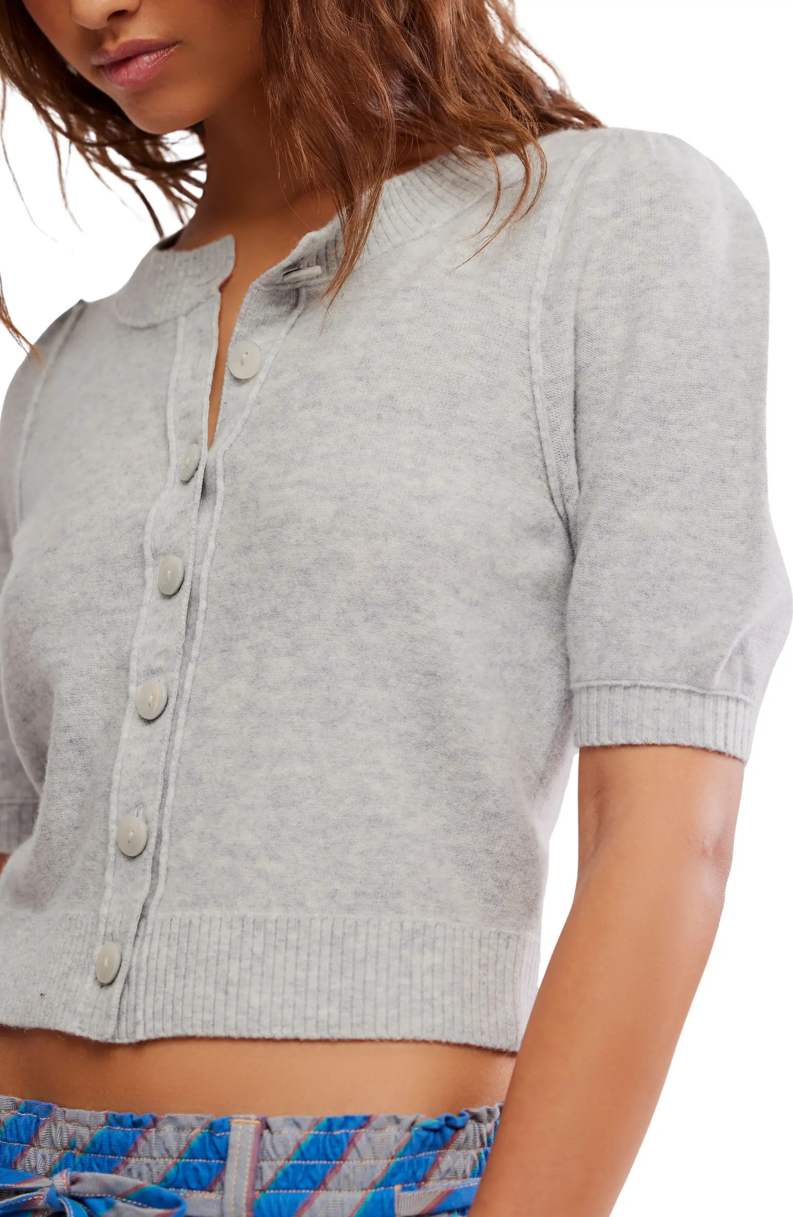 Isla Elbow Sleeve Wool & Cashmere Blend Cardigan | Nordstrom