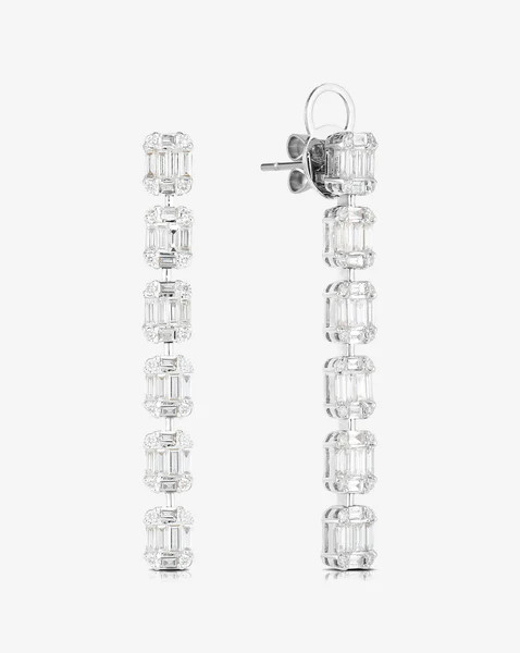 Emerald Illusion Drop Earrings | Ring Concierge