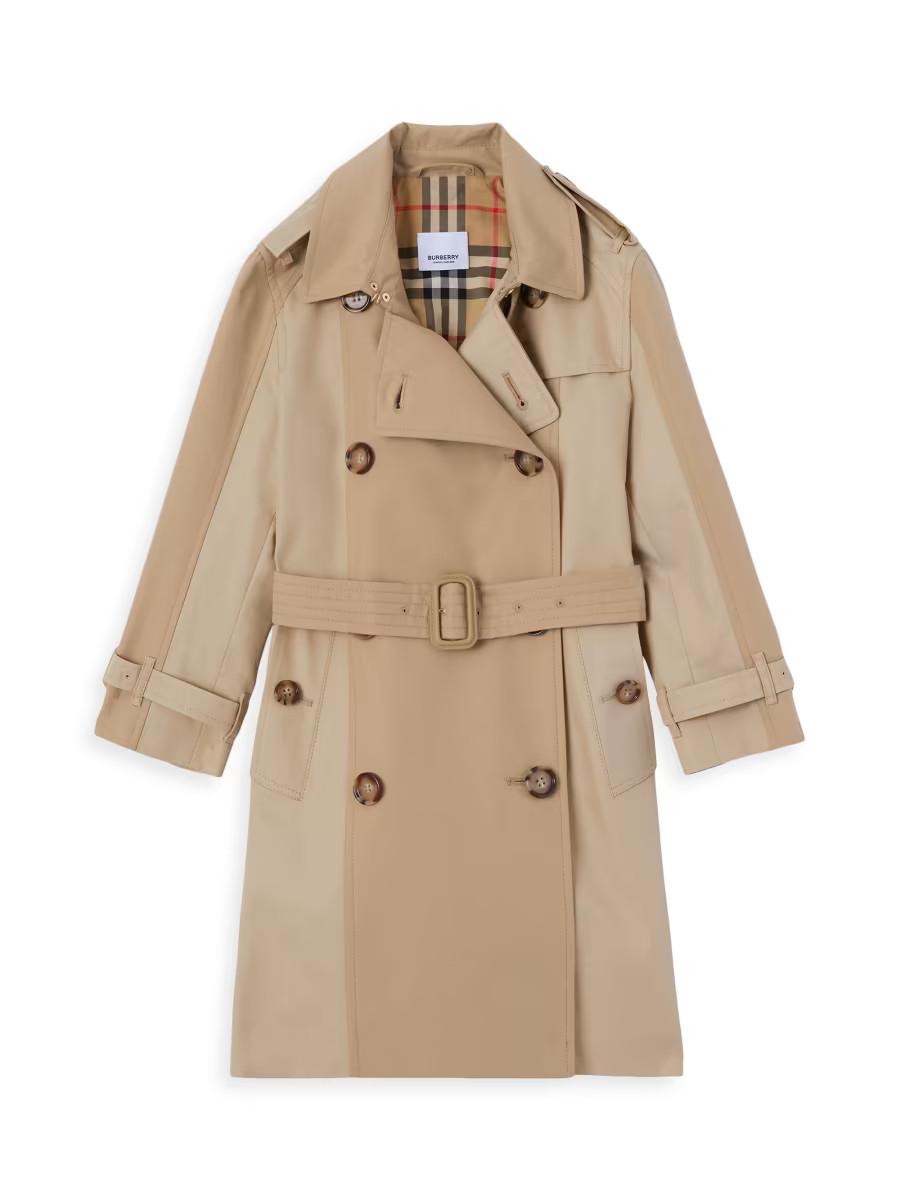 Anais Double-Breasted Trench Coat | Saks Fifth Avenue