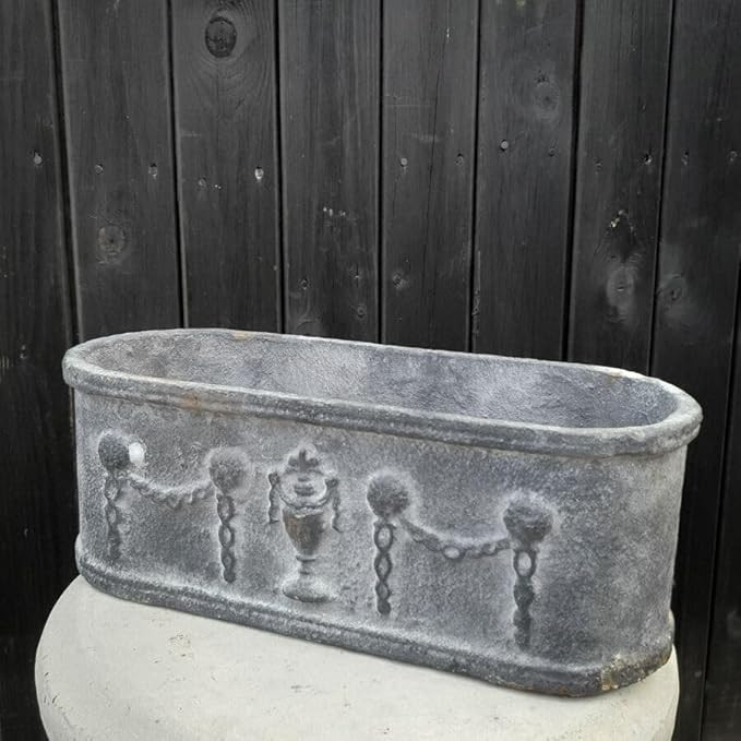 Cast Iron Trough | Antique Vintage Planter French Style Garden Home Decor Grey | Amazon (CA)