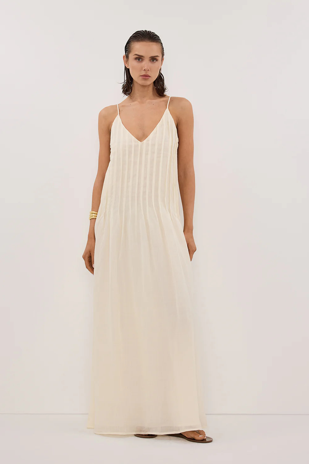 TAHLIA STRAW RAMIE MAXI DRESS | DISSH