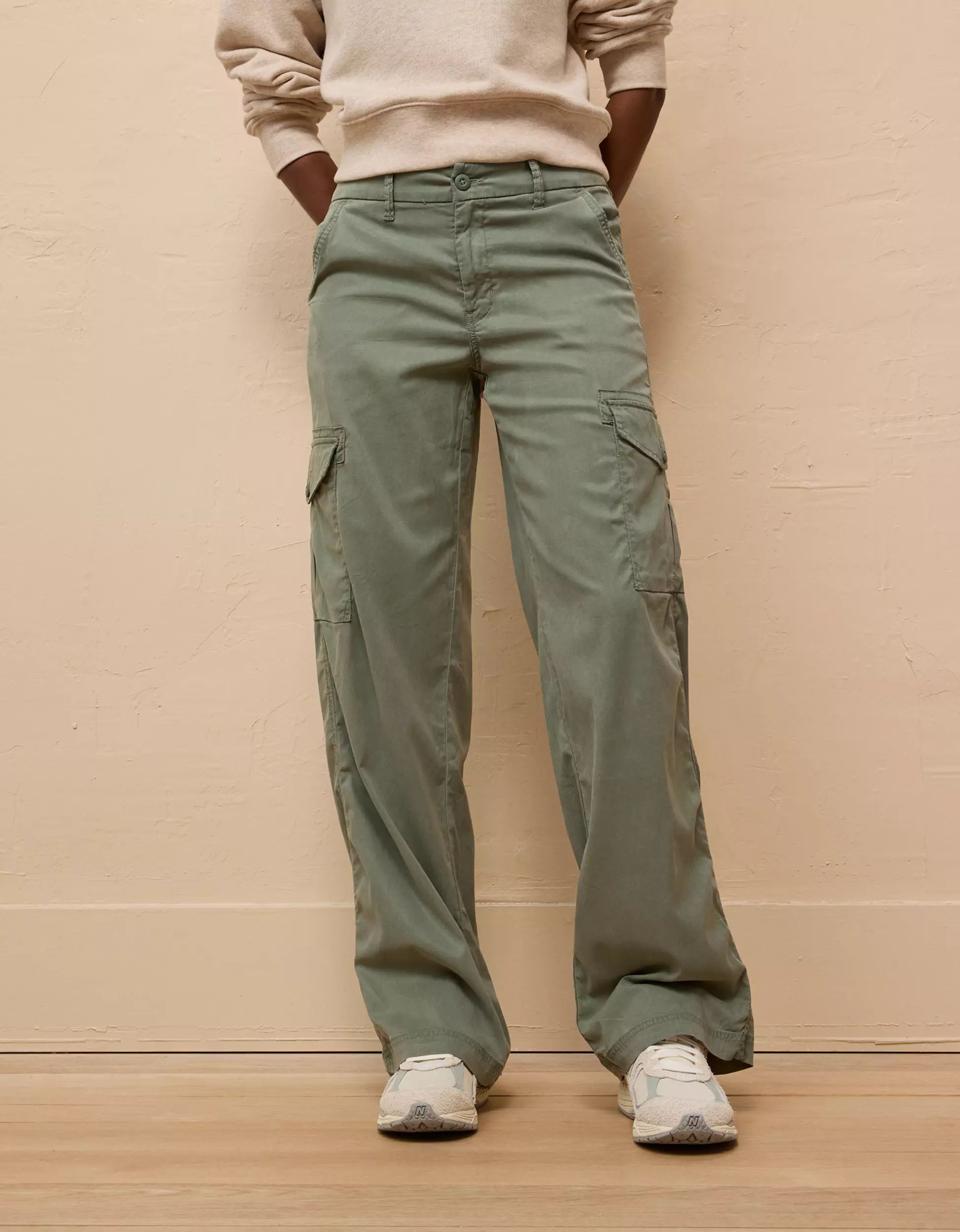 AE Dreamy Drape Cargo Trouser | American Eagle Outfitters (US & CA)