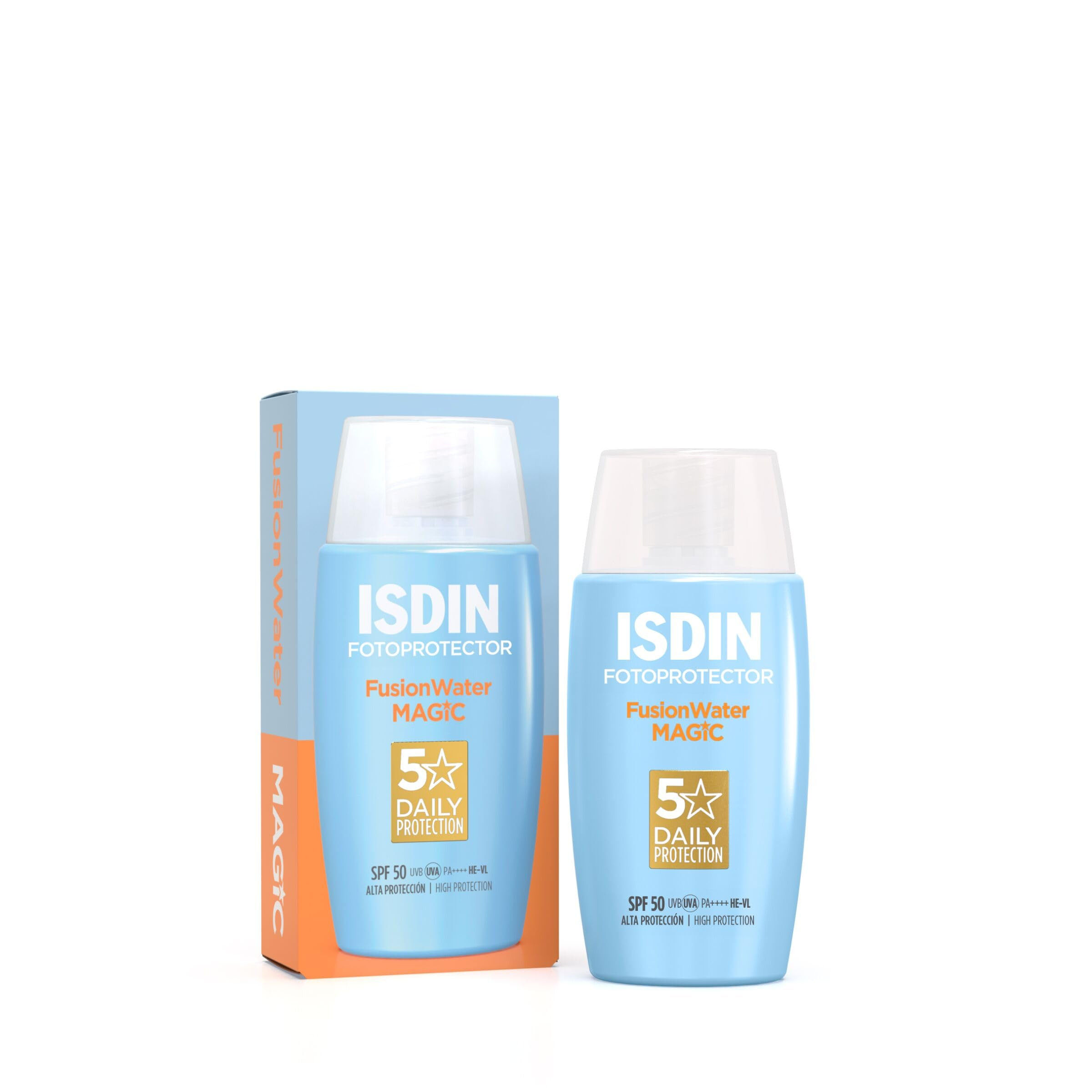ISDIN Fusion Water Magic SPF50 50ml | Daily facial sun cream | Ultra-light texture (Pack of 1) | Amazon (UK)