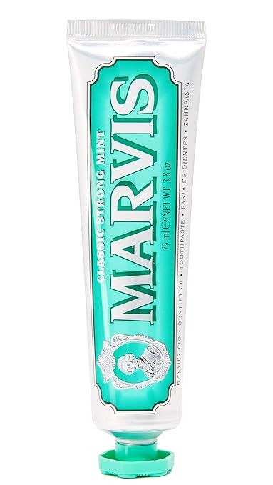 Marvis Classic Strong Mint Toothpaste, 3.8 oz (Pack of 1) | Amazon (US)