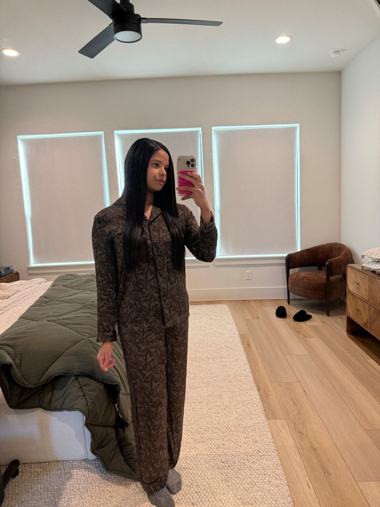 Soft silk pajamas 😍 #aritzia #pjs #pajamas #cozy #comfy #sahm

#LTKmorningroutine #LTKootd #LTKmomlife