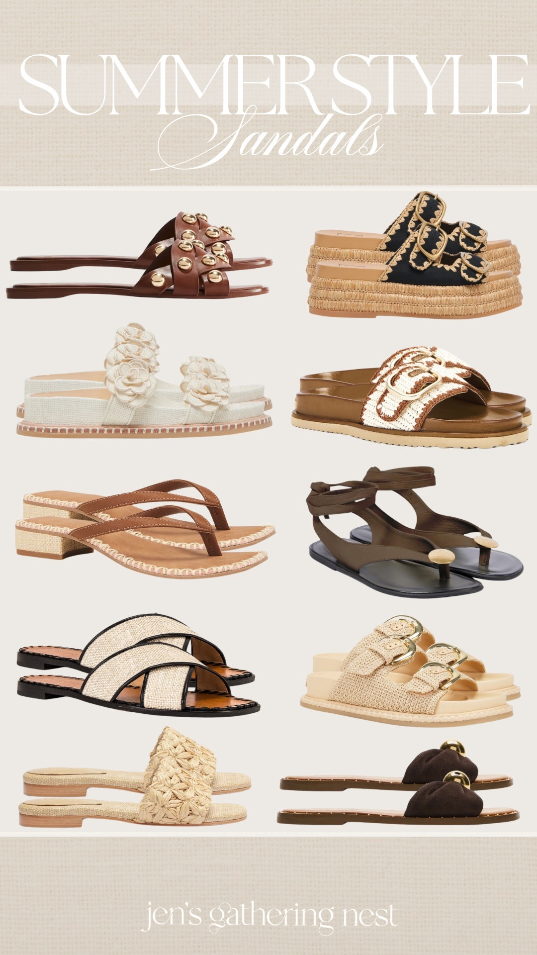 Summer style — sandal roundup 🤎🌴

#sandals #summer #summerstyle #summerfashion #revolve #dolcevita #amazon #affordablefashion #resortwear 

#LTKFindsUnder100 #LTKShoeCrush #LTKSeasonal