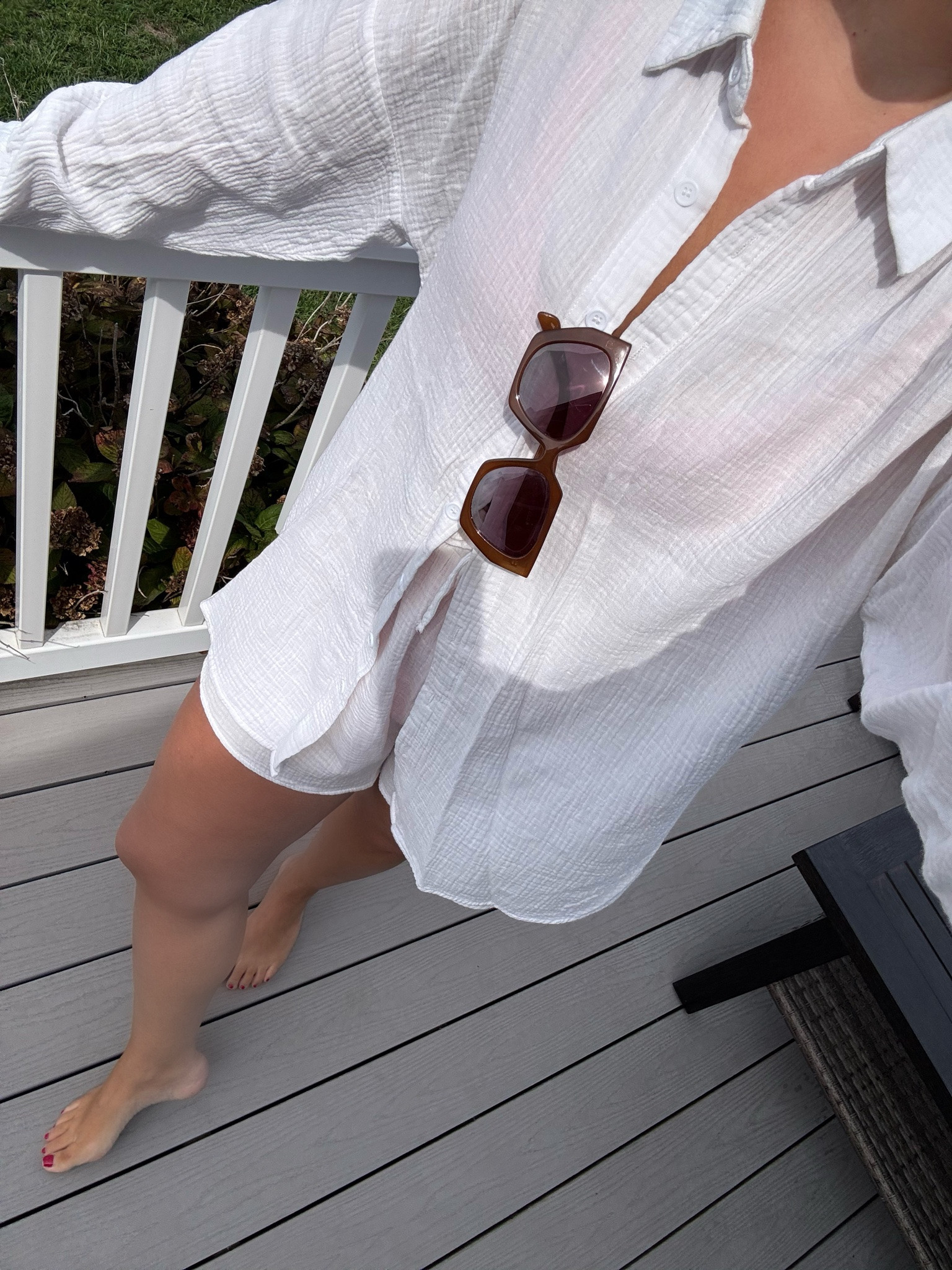 labor day weekend beach outfit. wearing a large in the shorts set. large swimsuit top & xl swimsuit bottom. summer vacation outfits.

#LTKootd #LTKMidsize #LTKTravel