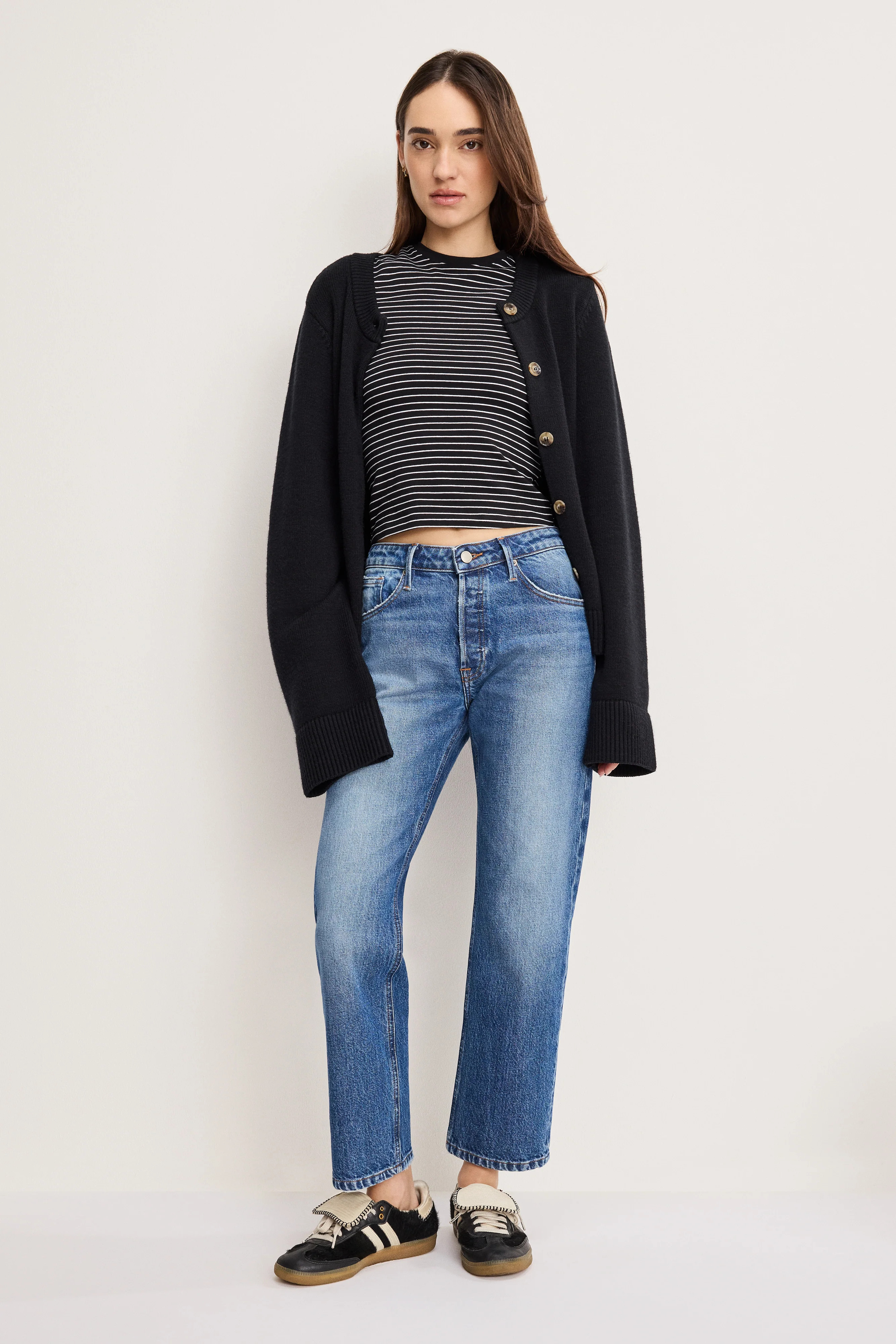 VINTAGE STRAIGHT ANKLE | INDIGO1222 - GOOD AMERICAN | Good American