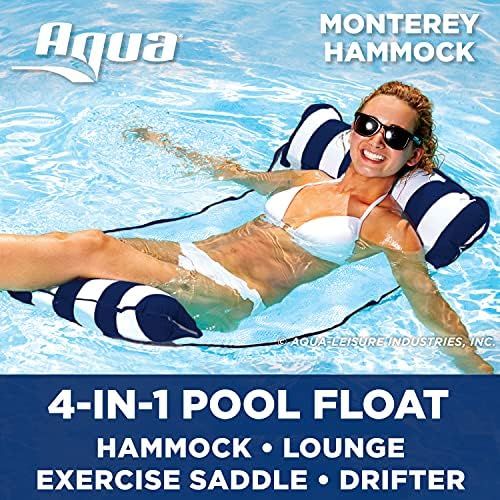 Aqua 4-in-1 Monterey Pool Float & Water Hammock – Multi-Purpose, Inflatable Pool Floats for... | Amazon (US)