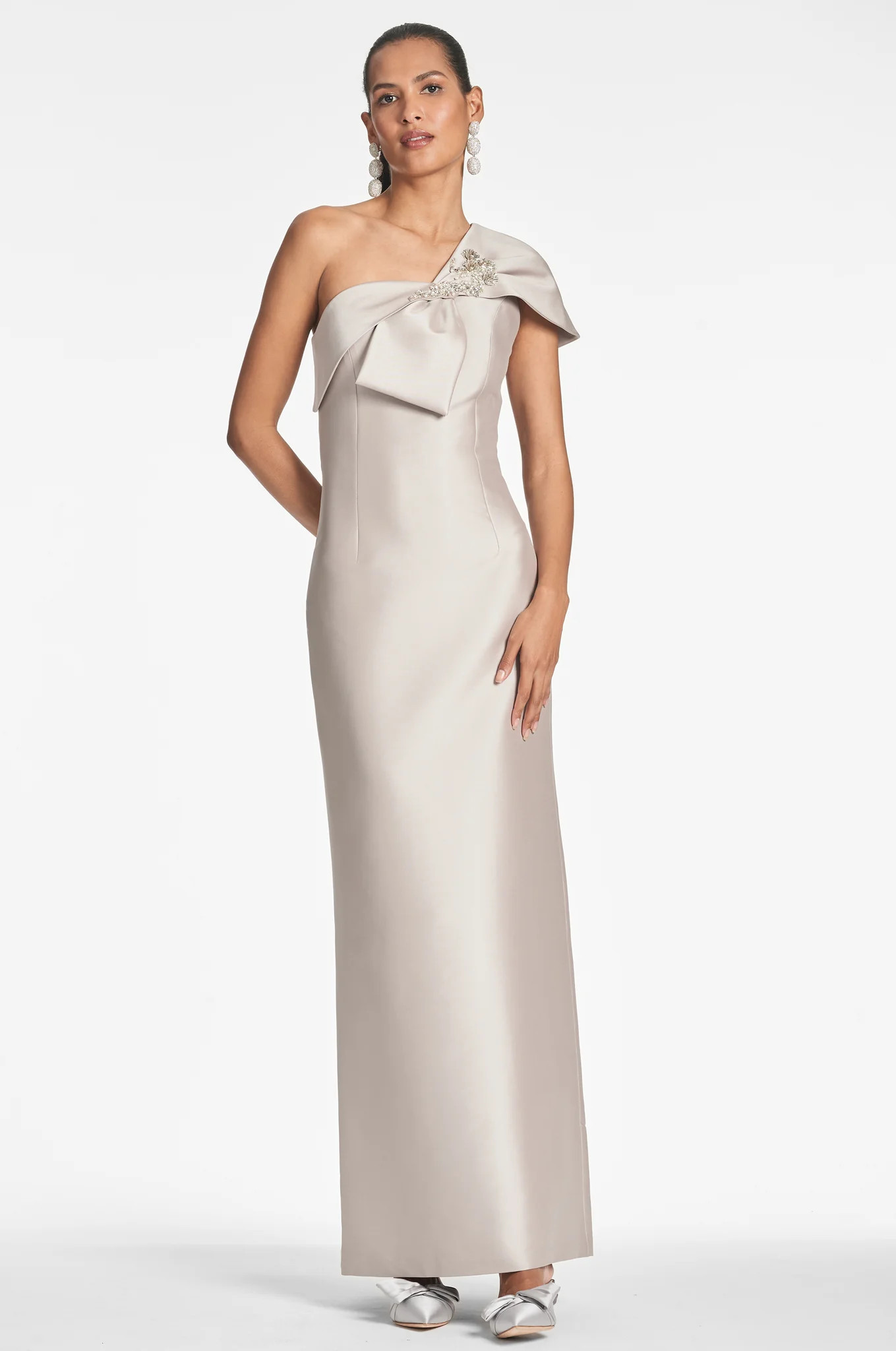 Ines Gown - Frosty Pewter | Sachin and Babi