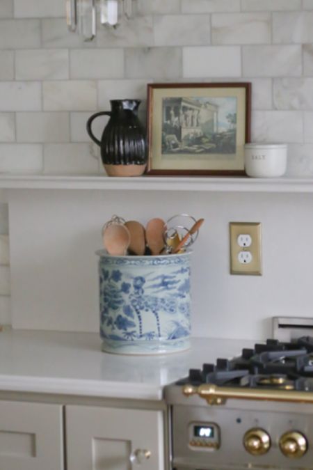 Viral  blue and white crock #kitchencrock #orchidpot #blueandwhite 

#LTKhome