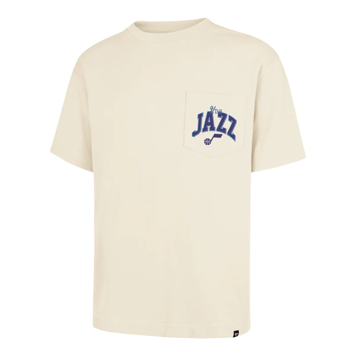 UTAH JAZZ BACK DOOR '47 FOUNDATION POCKET TEE | '47Brand