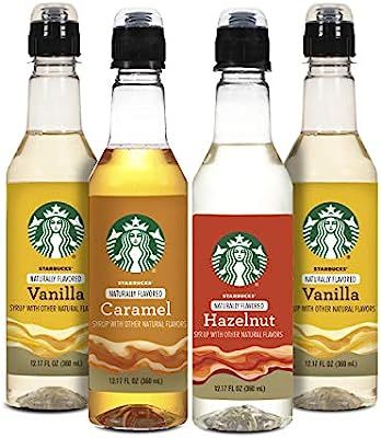 Starbucks Starbuck Variety Syrup 4pk, Variety Pack | Amazon (US)