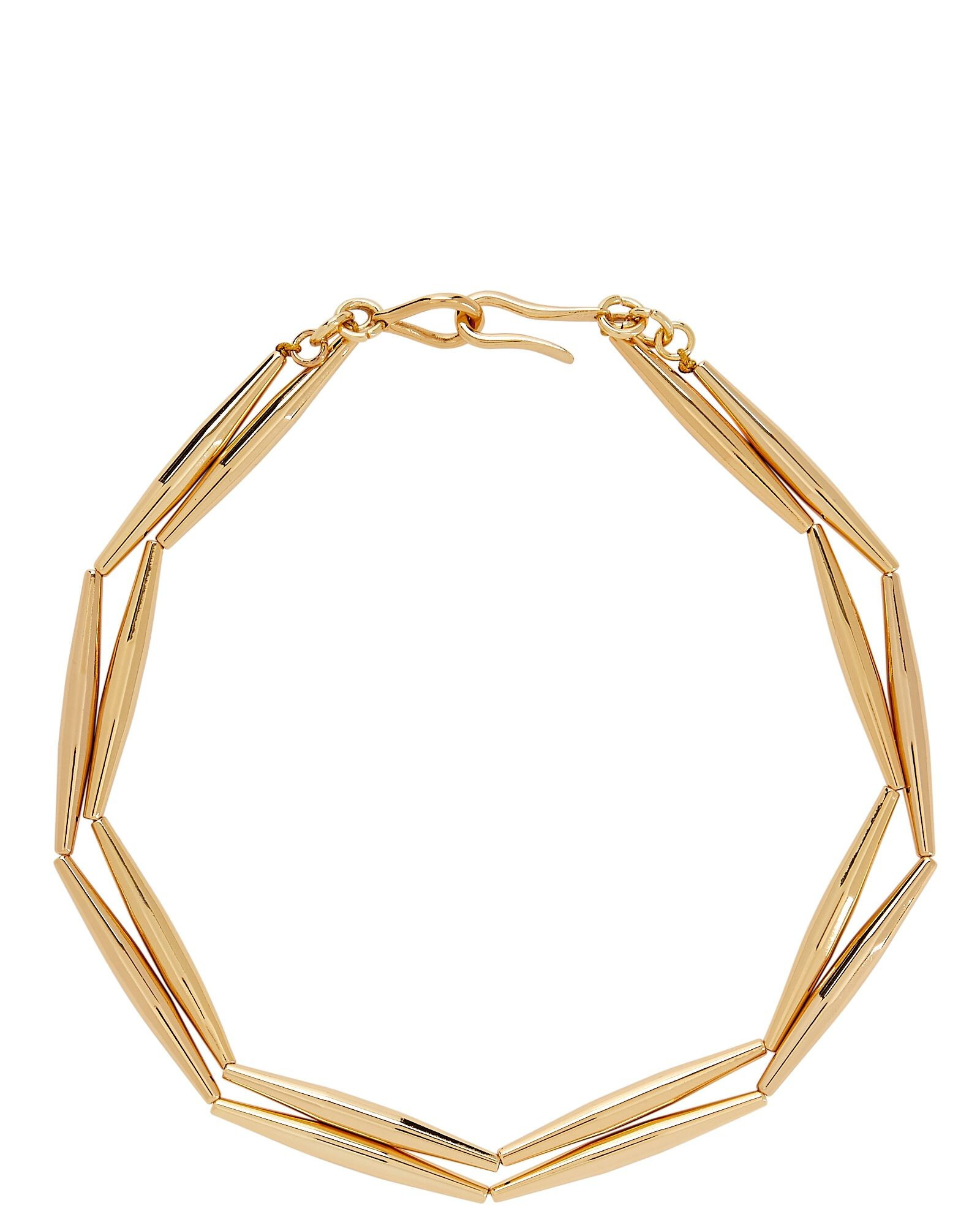 Helia Geometric Tube Necklace | INTERMIX