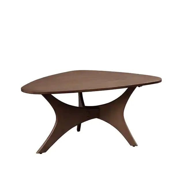 Carson Carrington Telsiai Triangular Wood Coffee Table | Bed Bath & Beyond