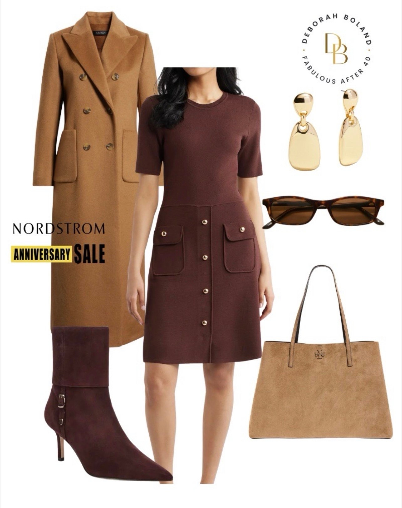 This chocolate brown sweater dress can be dressed up or down for Fall which I love.

#LTKSeasonal #LTKOver40 #LTKSaleAlert