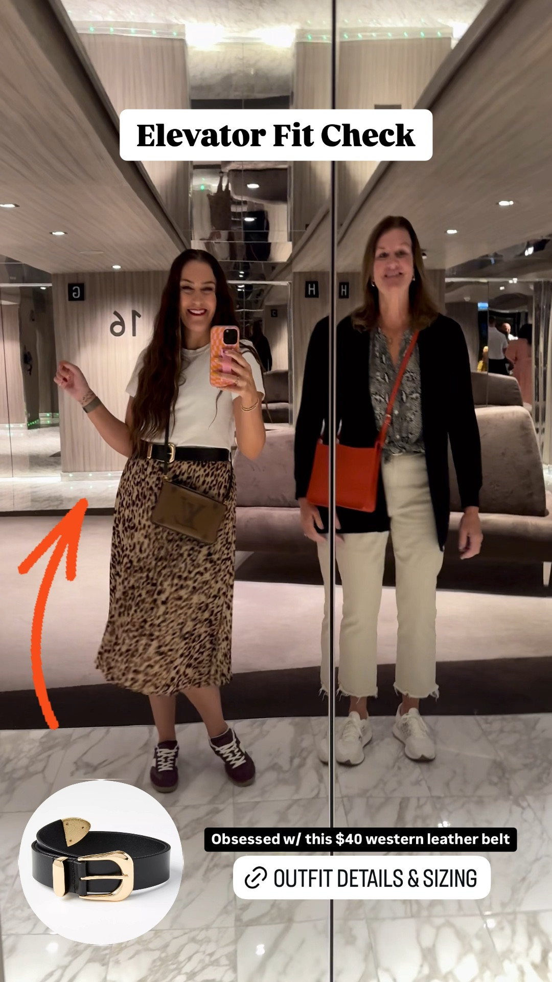 Leopard 🤝 Western. Loving this luxe look for less! Leopard skirt (size Small, TTS) packs extremely well & looks/feels expensive. Wide leather western belt (size Small, TTS) comes in black & tan - has the cutest gold finishes! Organic white cotton tee (size Small, TTS) is the perfect weight & burgundy sneakers (size 8, TTS) are so comfy out of the box!

#LTKFindsUnder50 #LTKTravel #LTKStyleTip