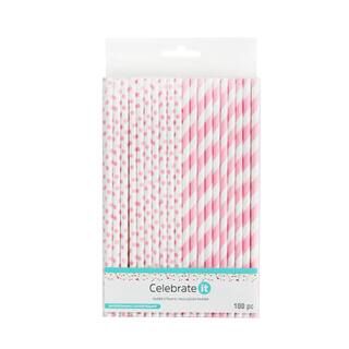 Printed Paper Straws by Celebrate It™ Entertaining | Michaels Stores