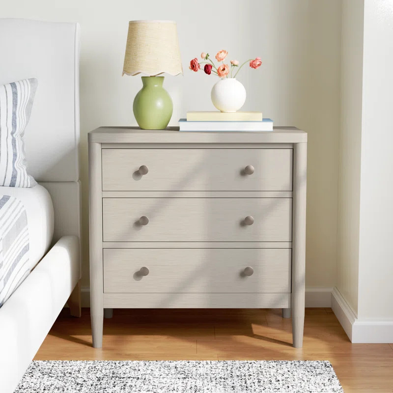 Shannen 3 - Drawer Nightstand | Birch Lane