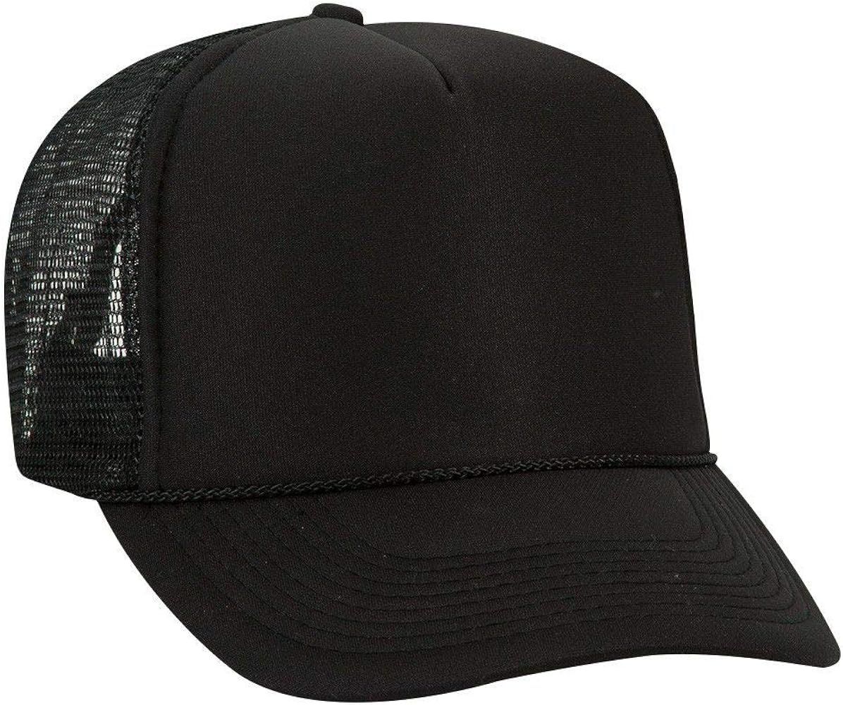 OTTO Polyester Foam Front 5 Panel High Crown Mesh Back Trucker Hat | Amazon (US)