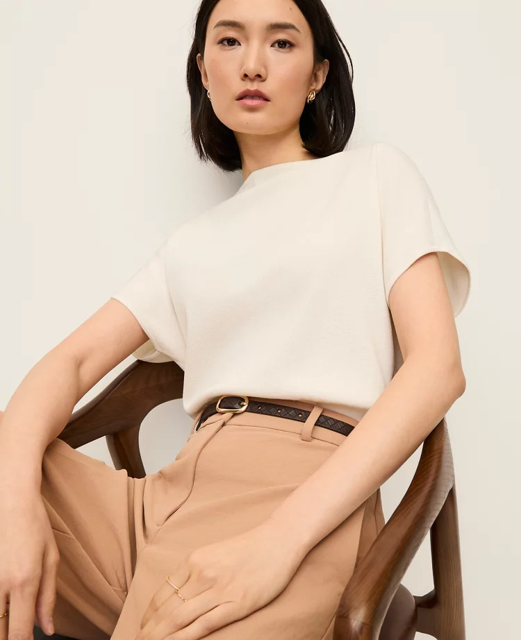 Petite Dolman Boatneck Sweater Top | Ann Taylor