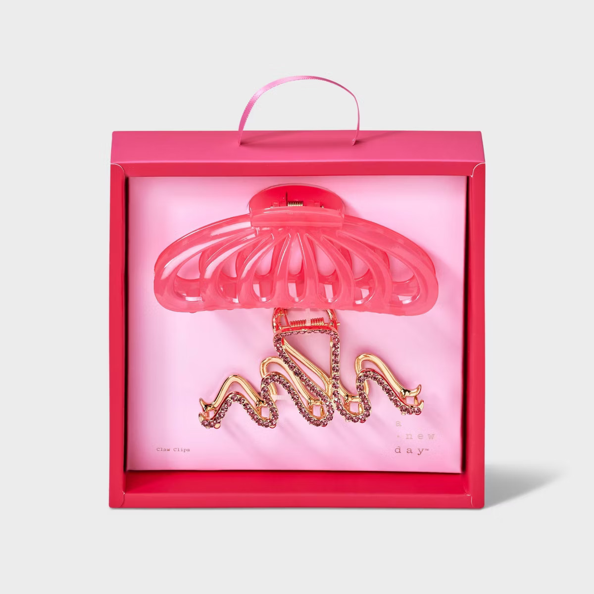 Acrylic and Metal Claw Hair Clip Set 2pc - A New Day™ | Target