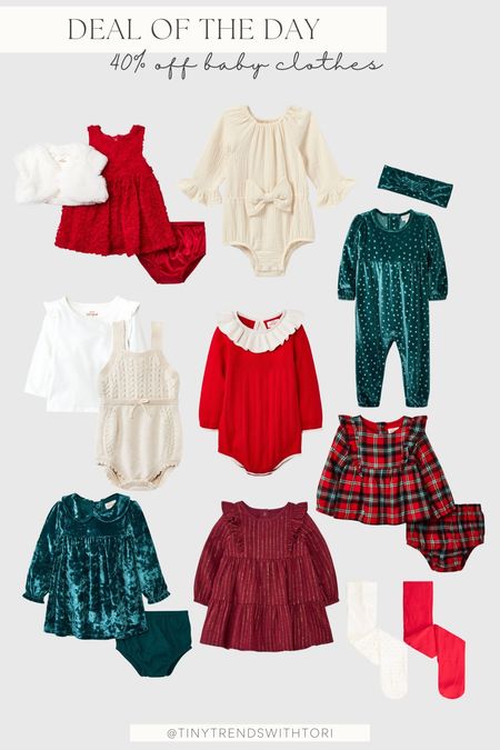 Target deal of the day - 40% off baby girl clothes!!!

#LTKCyberweek #LTKsalealert #LTKbaby