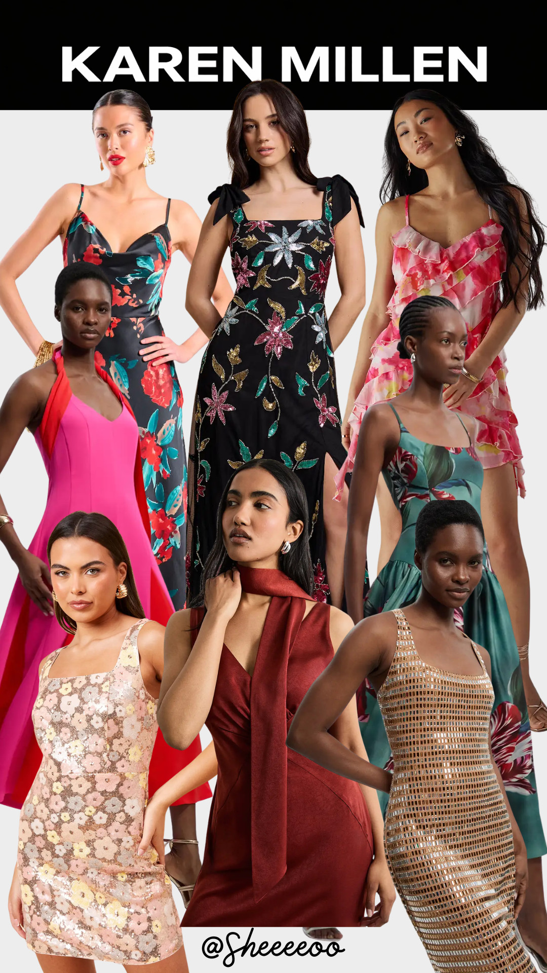 Karen Millen, Dorothy Perkins, Warehouse, premium fashion, floral dress, maxi dress, midi dress, petite, tailored, satin, occasion wear, evening dress, wedding guest, statement dress, elegant style 

 #LTKuk #LTKspring #LTKstyletip