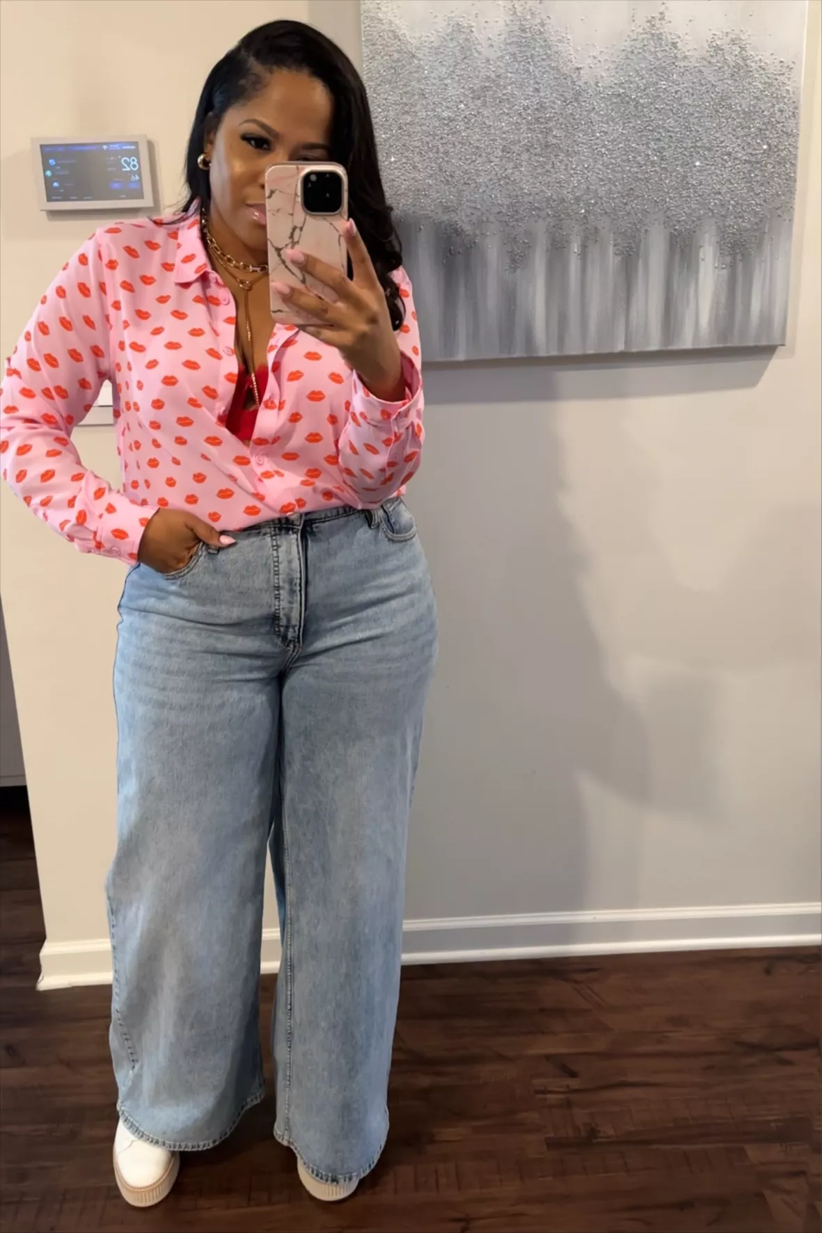 On 34th Plus Size High-Rise Wide-Leg Jeans, Created for Macy's