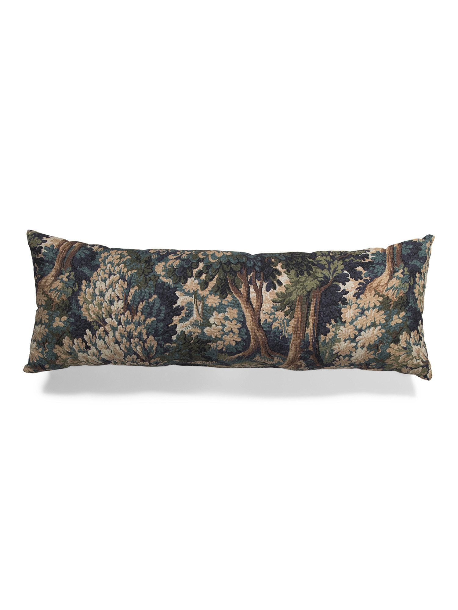 Made In Usa 14x36 Into The Woods Tapestry Oversized Lumbar Pillow | TJ Maxx