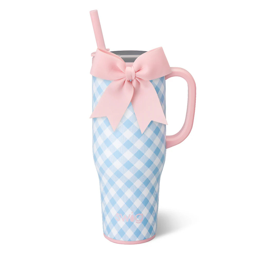 Gingham Mega Mug 40oz | Swig Life