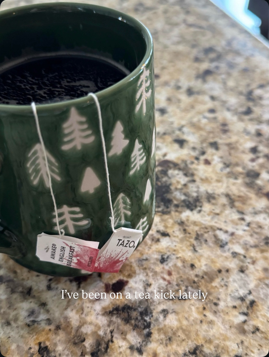 Give me alll of the tea! I haven’t been drinking as much coffee lately but have been drinking tea! It’s made me feel less gittery and more relaxed- even with the caffeine 