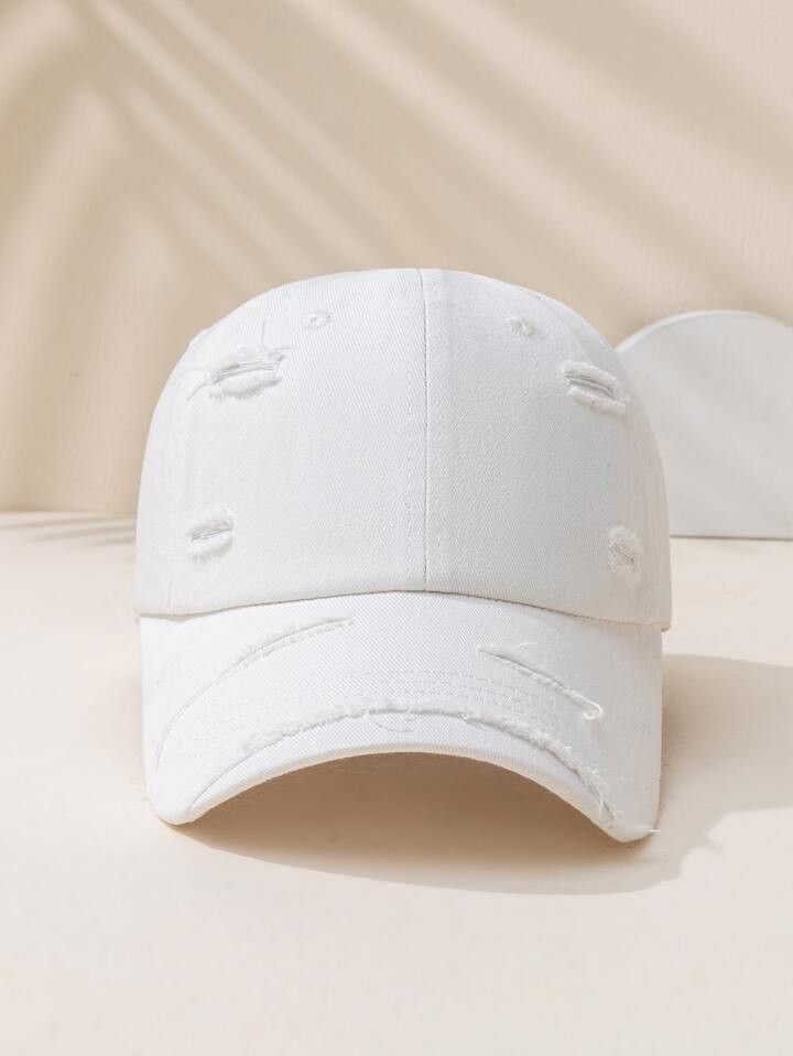 Ripped Baseball Cap | SHEIN