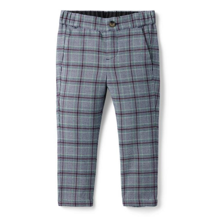Plaid Pull-On Button Pant | Janie and Jack