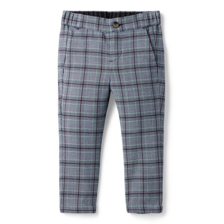 Plaid Pull-On Button Pant | Janie and Jack
