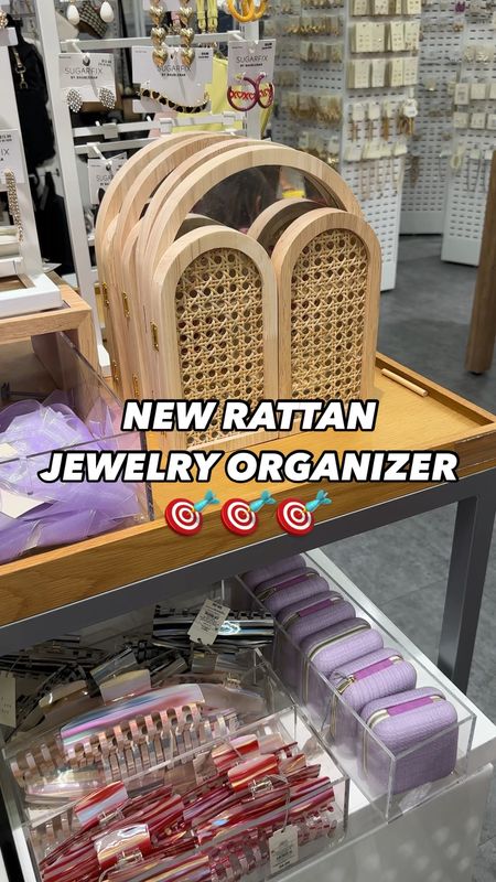 Loving this NEW cute new $30 rattan jewelry organizer and mirror at Target! Loving all the details and think it’s so cute! Would also make a great gift! 

Follow for more affordable finds and Target must haves! 🎯

#LTKSeasonal #LTKfindsunder50 #LTKstyletip