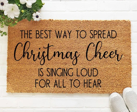 Funny Christmas Doormat, Funny Doormat, Merry Christmas Doormat, Christmas Welcome Mat, Funny Wel... | Etsy (US)