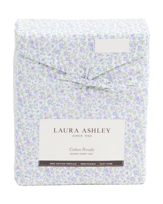 Cotton Floral Sheet Set | TJ Maxx