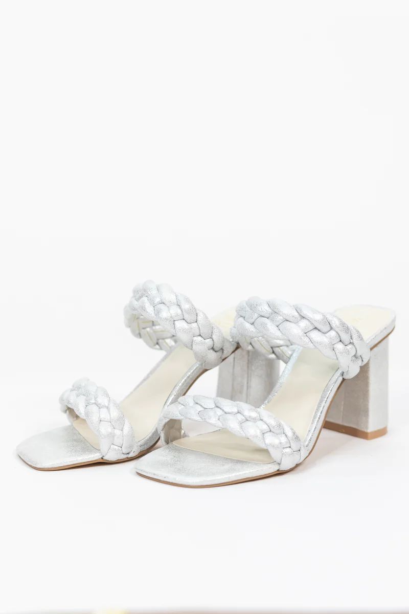 Kinley Heels- Silver | Avara